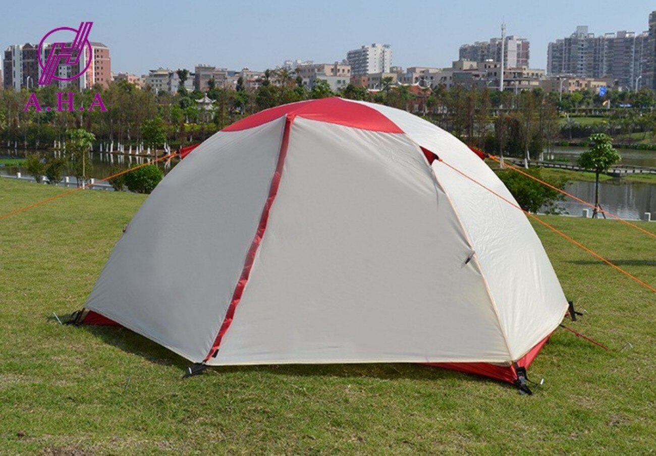Cheap Goat Tents Outdoor Double Aluminum Rod Tent Fully Quick Opening Tents Waterproof Canopy Camping Hiking Tent Beach Family Travel Tools   